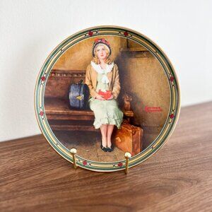 1985 Norman Rockwell Plate “A Young Girl’s Dream” – Knowles Collector Art